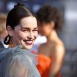 British actress Emilia Clarke arrives for the "Game of Thrones" eighth and final season premiere at Radio City Music Hall on April 3, 2019 in New York