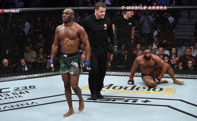 Kamaru Usman and Tyron Woodley [UFC]
