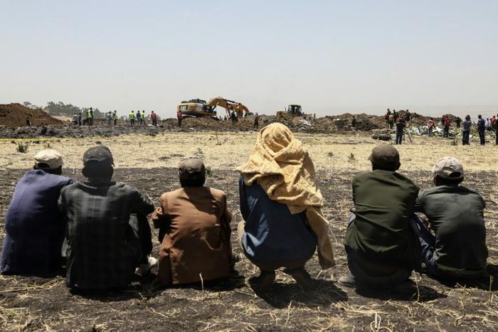 The Ethiopian Airlines plane crashed shortly after takeoff from Addis Ababa on Sunday