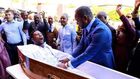 Pastor Lukau waking Elliott from the dead. (Weekly Xpose)