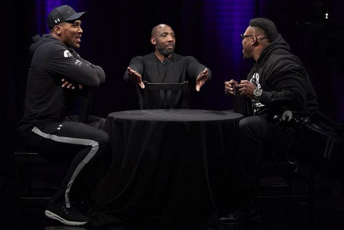 Anthony Joshua and Jarrell Miller [SkySports Boxing]