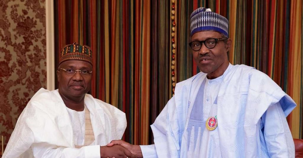 Gov. Jibrilla Bindow congratulates President Muhammadu Buhari on re-election