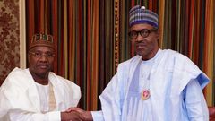 Gov. Jibrilla Bindow congratulates President Muhammadu Buhari on re-election