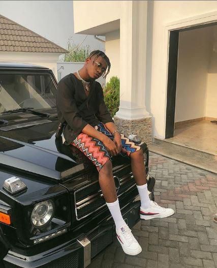 King Perry got a car gift from Timaya back in December 2018 [Instagram/KingPerryy]