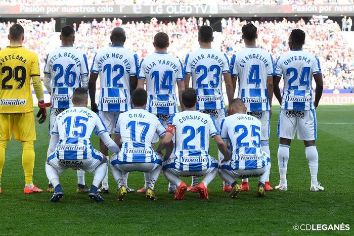 Leganes players were mother's name at back of jerseys (Twitter/Leganes)
