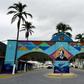 The entrance to Mexico's Islas Marias federal prison on Isla Maria Madre in the Pacific Ocean
