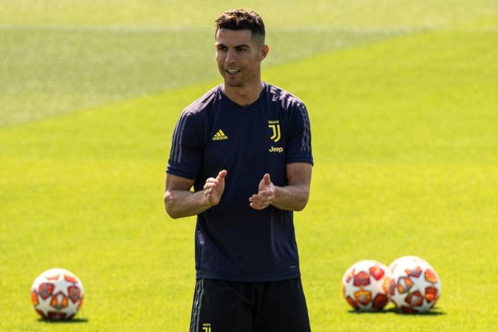 Cristiano Ronaldo (pictured April 9, 2019) returned to Juventus after recovering from a thigh injury suffered playing for Portugal