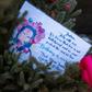 A memorial for Justine Damond is seen near the alleyway were she was found dead in Minneapolis on December 28, 2018 -- a policeman accused of murdering the Australian in the Minnesota city is about to face trial