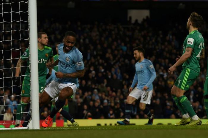 Raheem Sterling has bolstered Manchester City's title bid