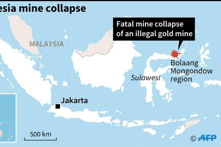 At least two people were found dead and over a dozen others have been rescued in the Bolaang Mongondow region of North Sulawesi