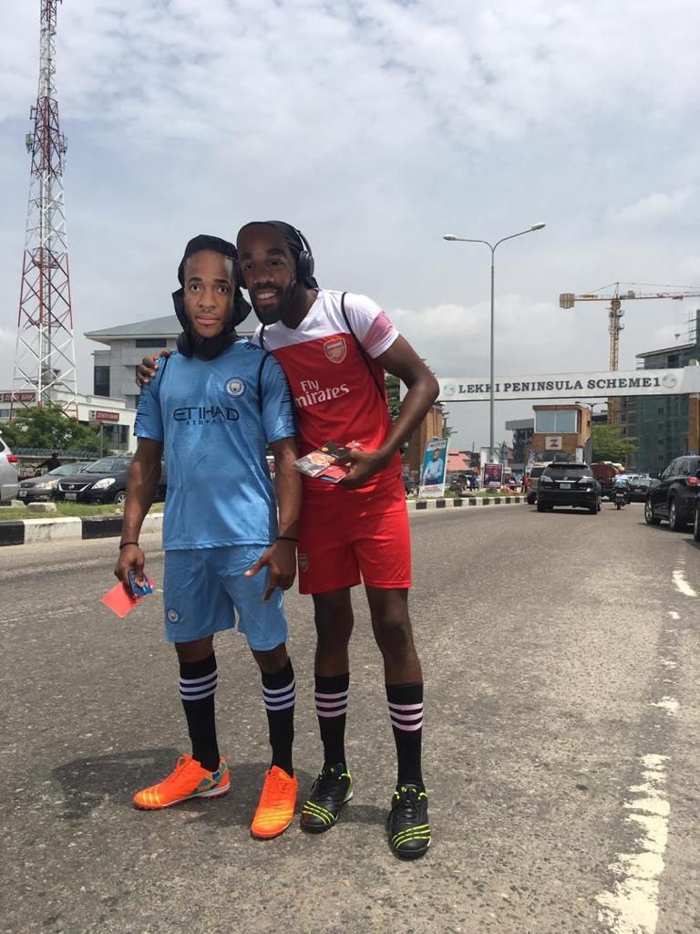 Breaking!!! Premier League superstars sighted on Lekki Phase 1