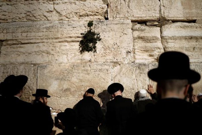The Western Wall in the Old City of Jerusalem is the holiest site where Jews are allowed to pray