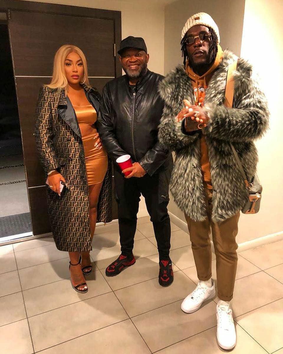 Stefflon Don and Burna Boy were recently spotted by showbiz entrepreneur, Paul Okoye [Instagram/paulokoye]