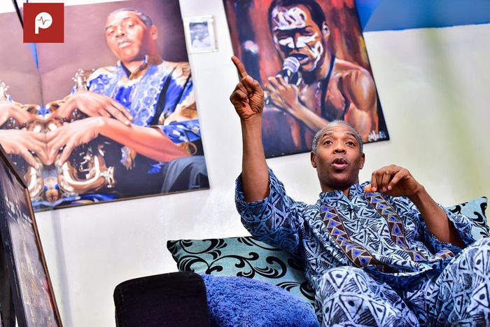Femi Kuti opens up on how his late dad, Fela Anikulapo Kuti, condemned his first album, 'Femi Kuti'. [Pulse]