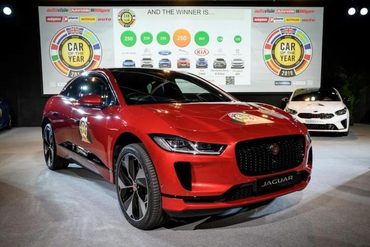 The annual European Car of the Year prize went to Jaguar's new electric I-Pace model, marking only the second time in the 45-year history of the award that it has gone to a fully electric vehicle, after Nissan Leaf won in 2011