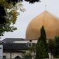 The Deans Street mosque in Christchurch, New Zealand, one of the mosques where worshippers were gunned down on March 17, 2019