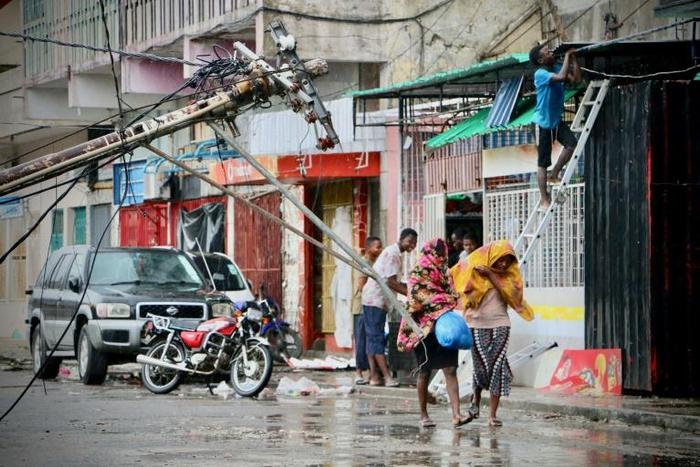 The cyclone struck last week and killed 84 people in Mozambique, including 55 in the city of Beira alone