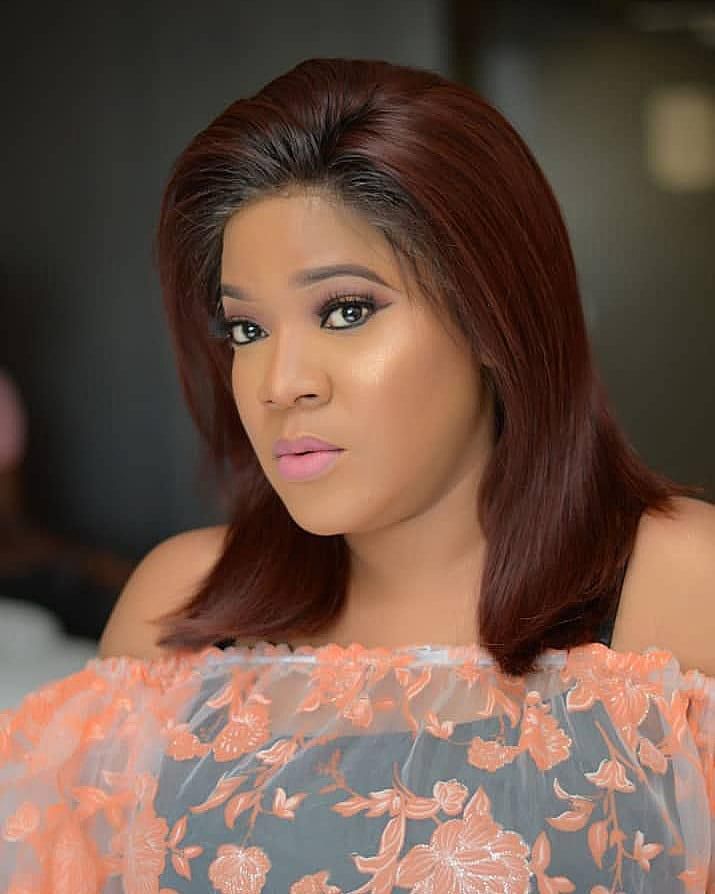 MC Galaxy has been posting pictures of young women on his social media profile and Toyin Abraham thinks it is projecting her gender in a bad light. [Instagram/toyin_abraham]