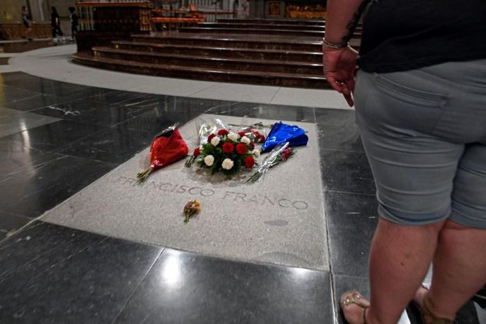 Sympathisers still leave flowers on Franco's grave but opponents say the late dictator's remains should not be given a place of honour in the mausoleum