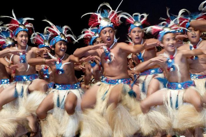 Dancers from the Cook Islands perform during a ceremony in the capital, Avarua. The government is considering changing the name of the tiny nation to something more traditional