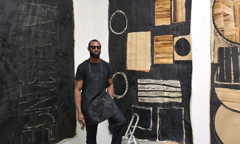 Meet the Nenaissance Man, Irvin Pascal, the mixed media artist giving African art a fighting chance [Credit: Niki Cryan Instagram]