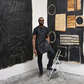 Meet the Nenaissance Man, Irvin Pascal, the mixed media artist giving African art a fighting chance [Credit: Niki Cryan Instagram]