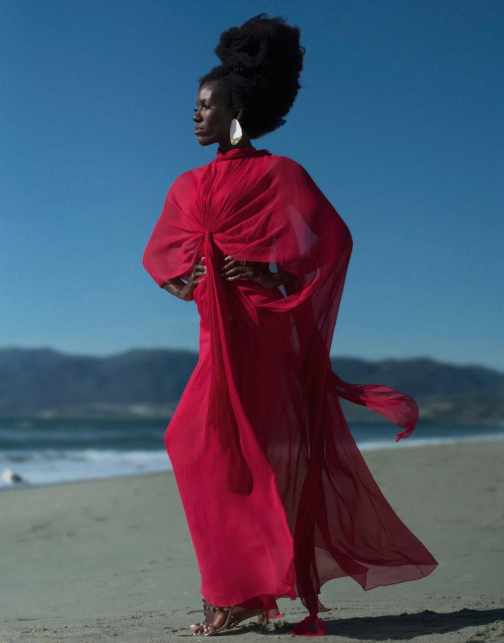 Brand Guru Bozoma Saint John is a melanin goddess in her The Porter Edit editorial [Credit: The Porter Edit]