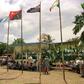 The Bougainville Ceasefire Agreement was signed on a makeshift stage in Arawa in 1998