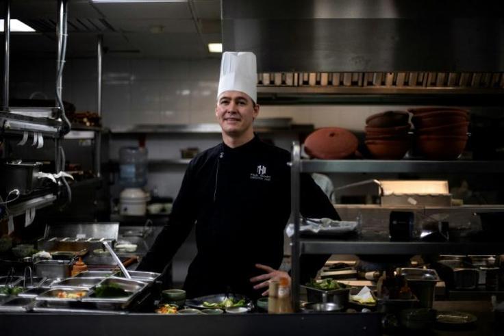 Australian chef Paul Smart, who oversaw meal preparations for the summit between US President Donald Trump and North Korean leader Kim Jong Un, inside the Metropole Hotel's kitchen in Hanoi