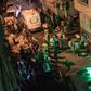 Ambulances arrive at the site of an explosion on August 20, 2016 in Gaziantep following a late night militant attack on a wedding party in southeastern Turkey