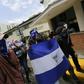 Nicaraguan students protest at the Central American University in Managua against President Daniel Ortega, on March 1, 2019