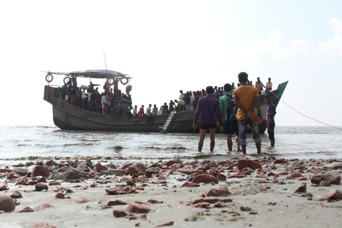 Nearly one million Rohingya refugees are living along the border between Bangladesh and Myanmar, and Dhaka is hoping to shift 100,000 to Bhashan Char island
