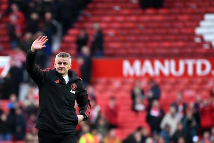 Hands up: Ole Gunnar Solskjaer admitted his side did not deserve to beat West Ham 2-1 on Saturday