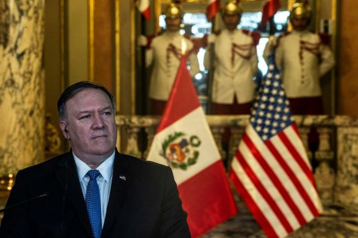 US Secretary of State Mike Pompeo is visiting the Colombian border city of Cucuta for the final leg of his South American tour