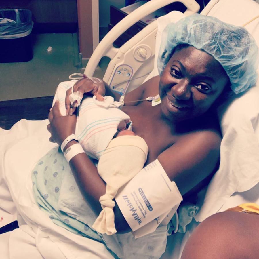 Yvonne Jegede welcomed her baby, Xavier, in Atlanta in November 2018. [Instagram/iamyvonnejegede]