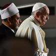 Al-Azhar's Grand Imam Sheikh Ahmed al-Tayeb (L) joined Pope Francis on his visit to the Emirates last month to call for peace between religions