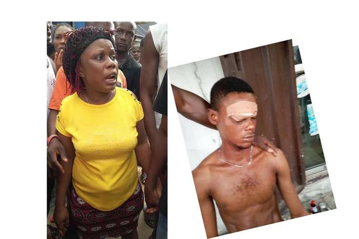 Alice was arrested for stabbing her boyfriend in the eye