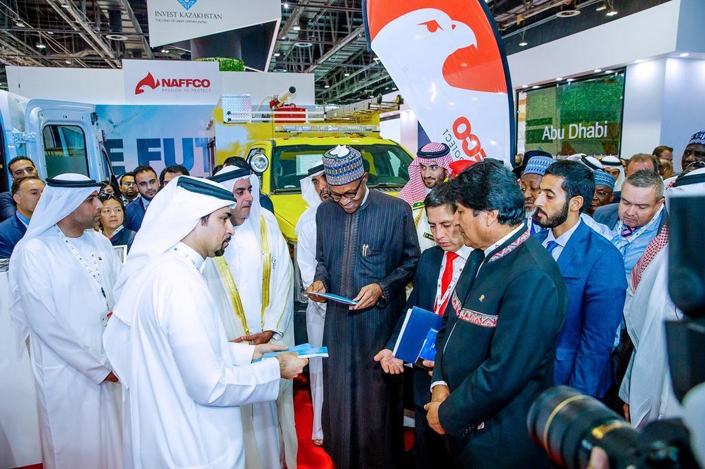 President Buhari delivered the Keynote Address at the Annual Investment Meeting AIM2019 in Dubai 2