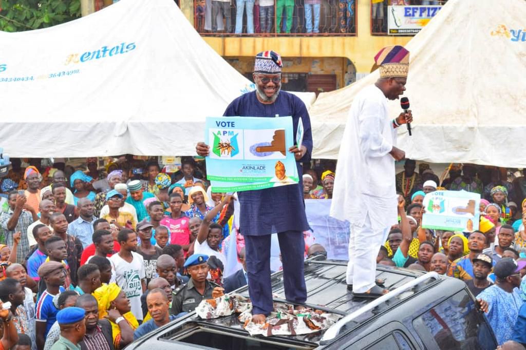 Governorship candidate of Allied Peoples Movement (APM), Mr Adekunke Akinlade