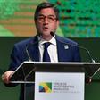 The president of the Inter-American Development Bank, Luis Alberto Moreno, speaks to investors in Sao Paulo in May 2018