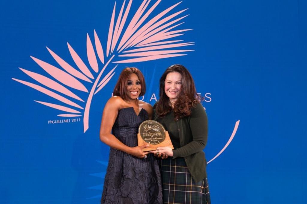 Mo Abudu has emerged the first African and Nigerian TV CEO to be awarded with the Médailles d’Honneur by MIPTV [ Twitter/MoAbudu]