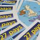 In a hangar that serves as the logistic hub of publisher AEDIS in central France, dozens of copies of laminated leaflets on 'Europe at 27' rest on boxes
