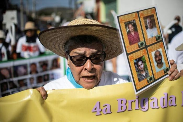 Mexican grandmother Maria Herrera has been looking for her four missing sons for years: two of them disappeared while searching for the other two who vanished years before -- all of them are believed to have been killed by drug gangs and their allies