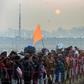 Hindus believe bathing at the meeting point of the Ganges, the Yamuna and the mythical Saraswati at the festival -- home to a vast tent city bigger than Manhattan -- brings salvation