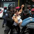 Riot police square off with anti-government demonstrators in Nicaragua, now on a new human rights black list