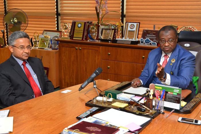 Indian High Commissioner to Nigeria, Mr Abhay Thakur [Twitter/@NNPCgroup]