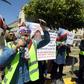 "Yellow vest" protesters in the Libyan capital say France is backing military strongman Khalifa Haftar who has launched an offensive to seize Tripoli