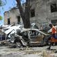 Al-Shabaab remains the key threat to peace in Somalia, carrying out attacks like this car bombing in Mogadishu on March 7, 2019, which left four people dead