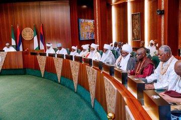 Buhari hosts National Council of Traditional Rulers [Twitter/@MBuhari]