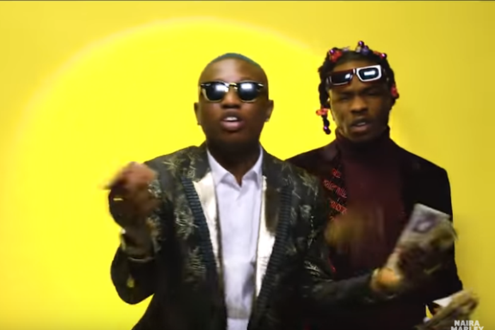 Zlatan and Naira Marley in Illuminati video [Youtube/NairaMarley]